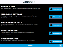 Tablet Screenshot of jazzecho.de